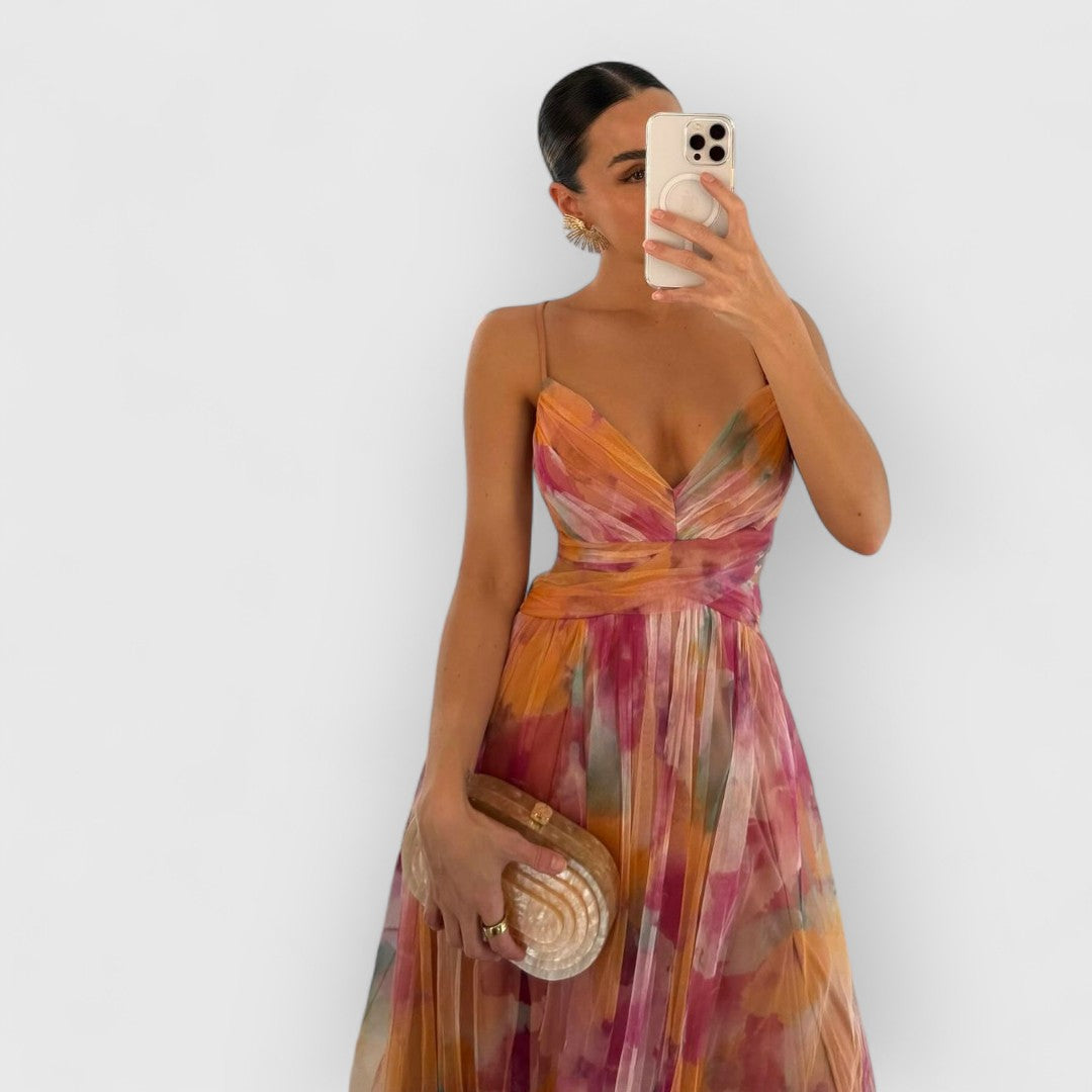 Verity | Maxivestido con estampado floral