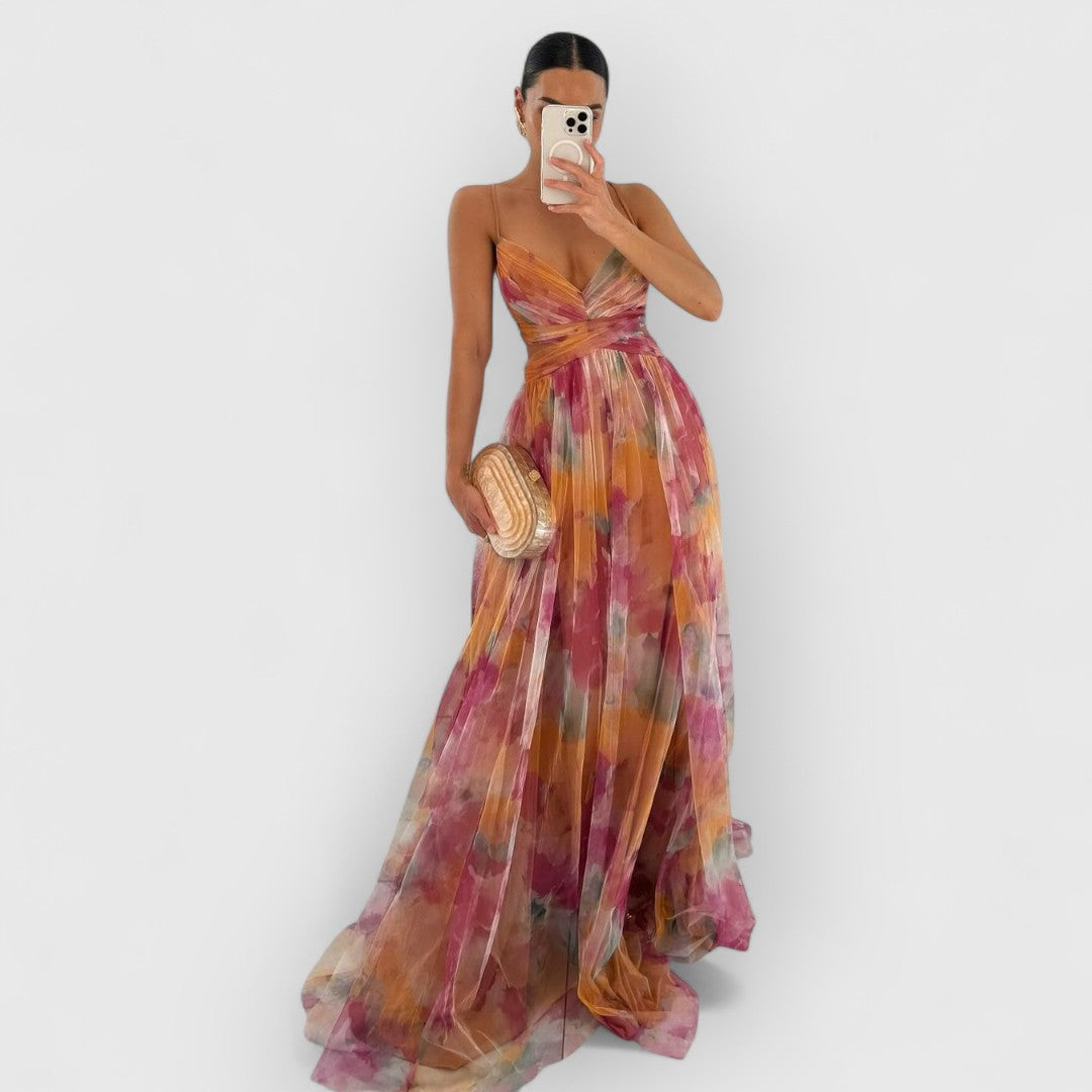 Verity | Maxivestido con estampado floral