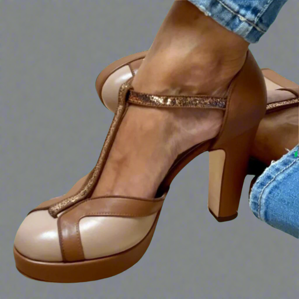 Dorina - Sandalias elegantes y cómodas con tacones