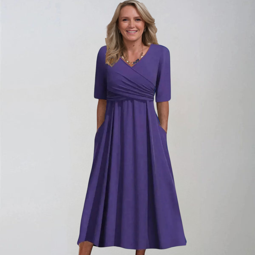 Pietra | Vestido midi Stilingi con bolsillos
