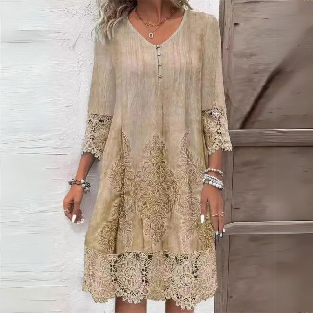 Wrenley | Vestidos de encaje con escote en V