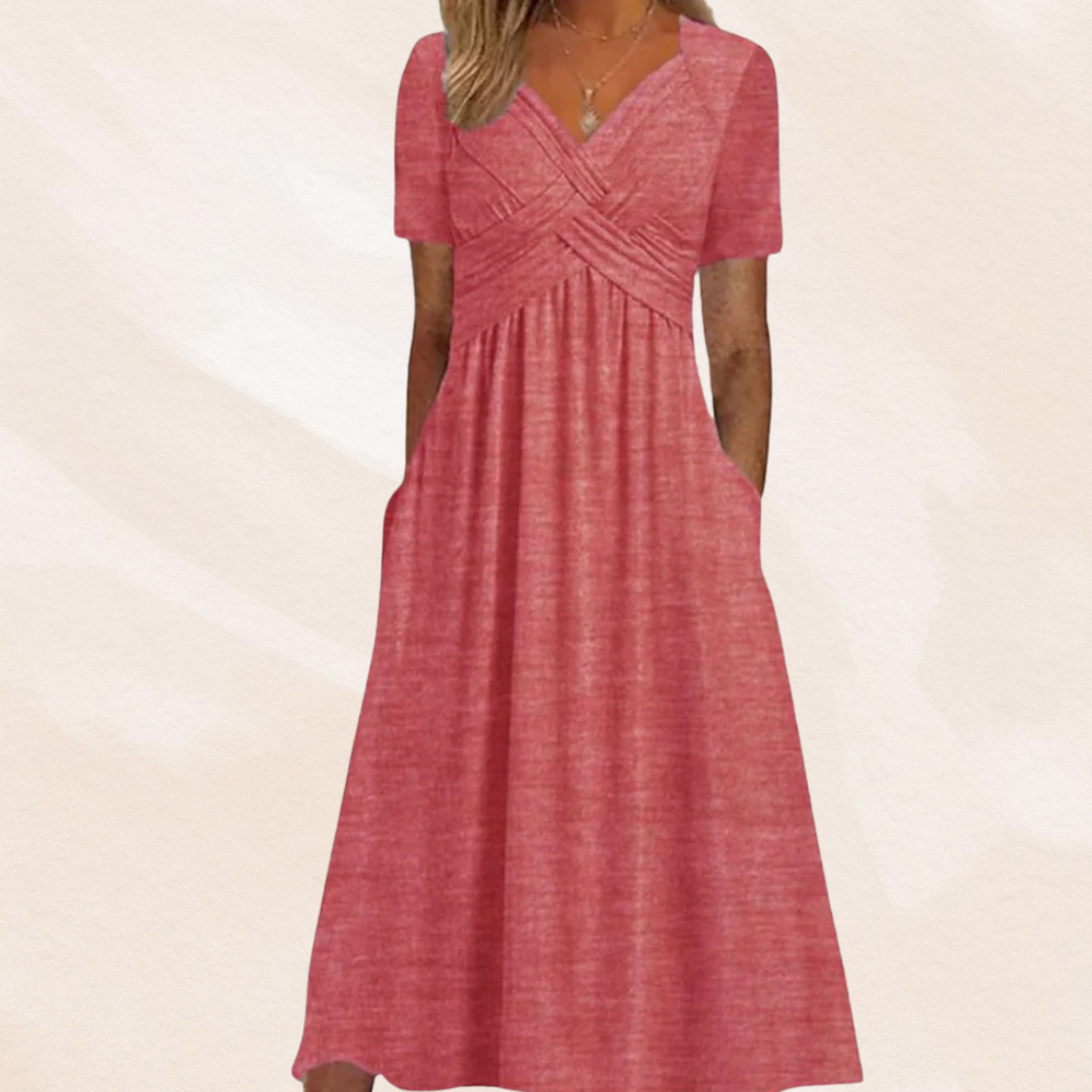 Mirella™ | Vestido elegante con escote en V