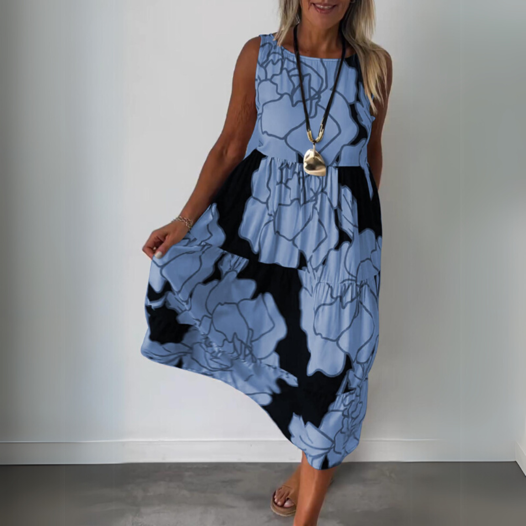 Natalija | Vestidos elegantes con flores y un silueta cómoda