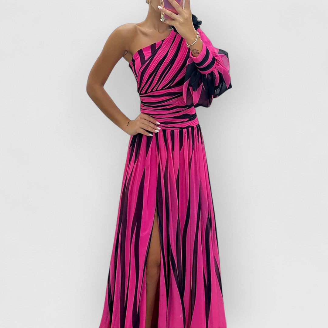 Chloe | Vestido Maxí a Rayas