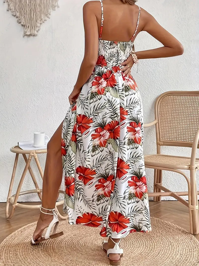 Ingrid | Vestido de verano con estampado floral
