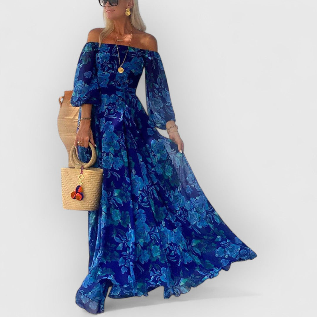 Vesper | Vestido largo de flores premium.