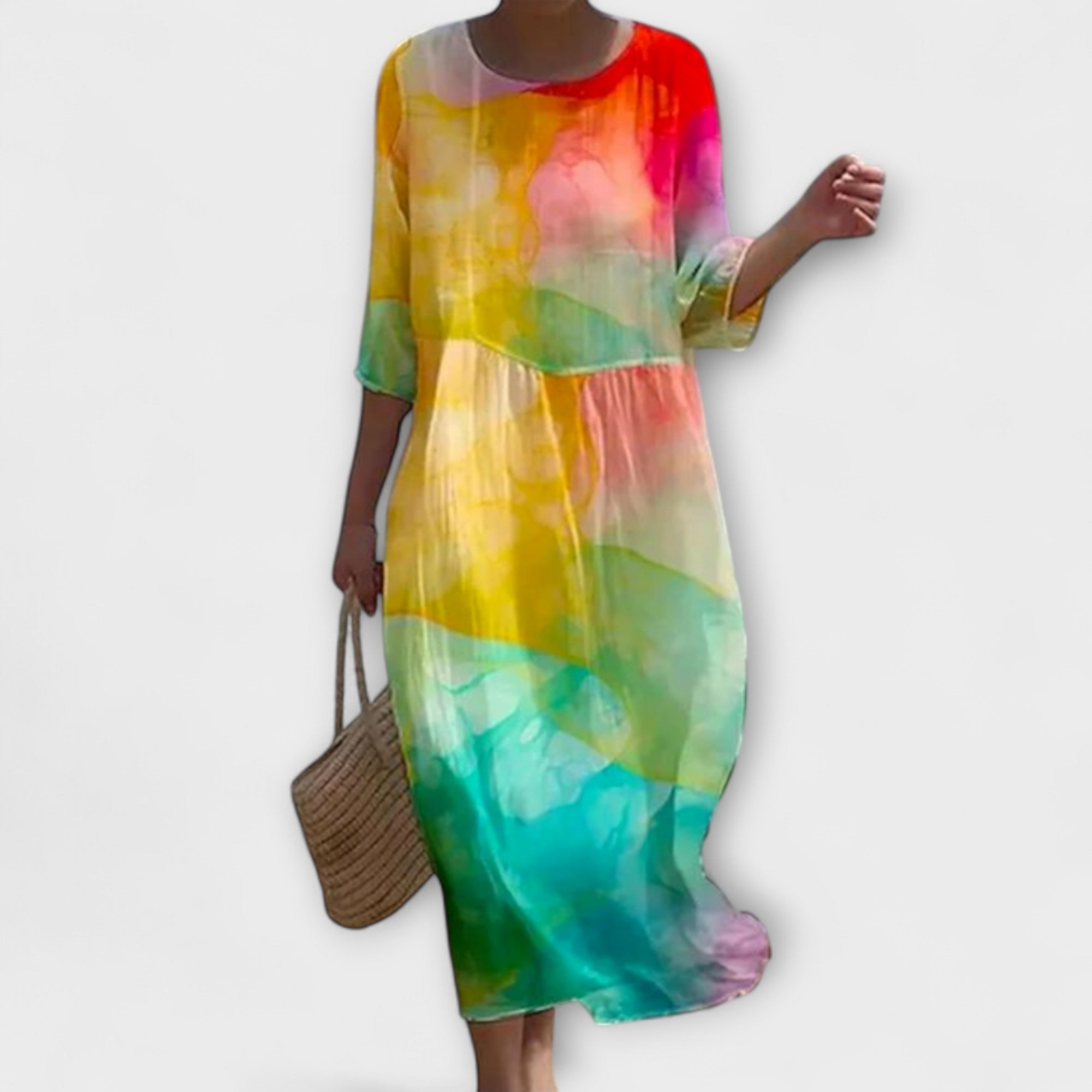 Marie | Elegante Vestido Midi Floral