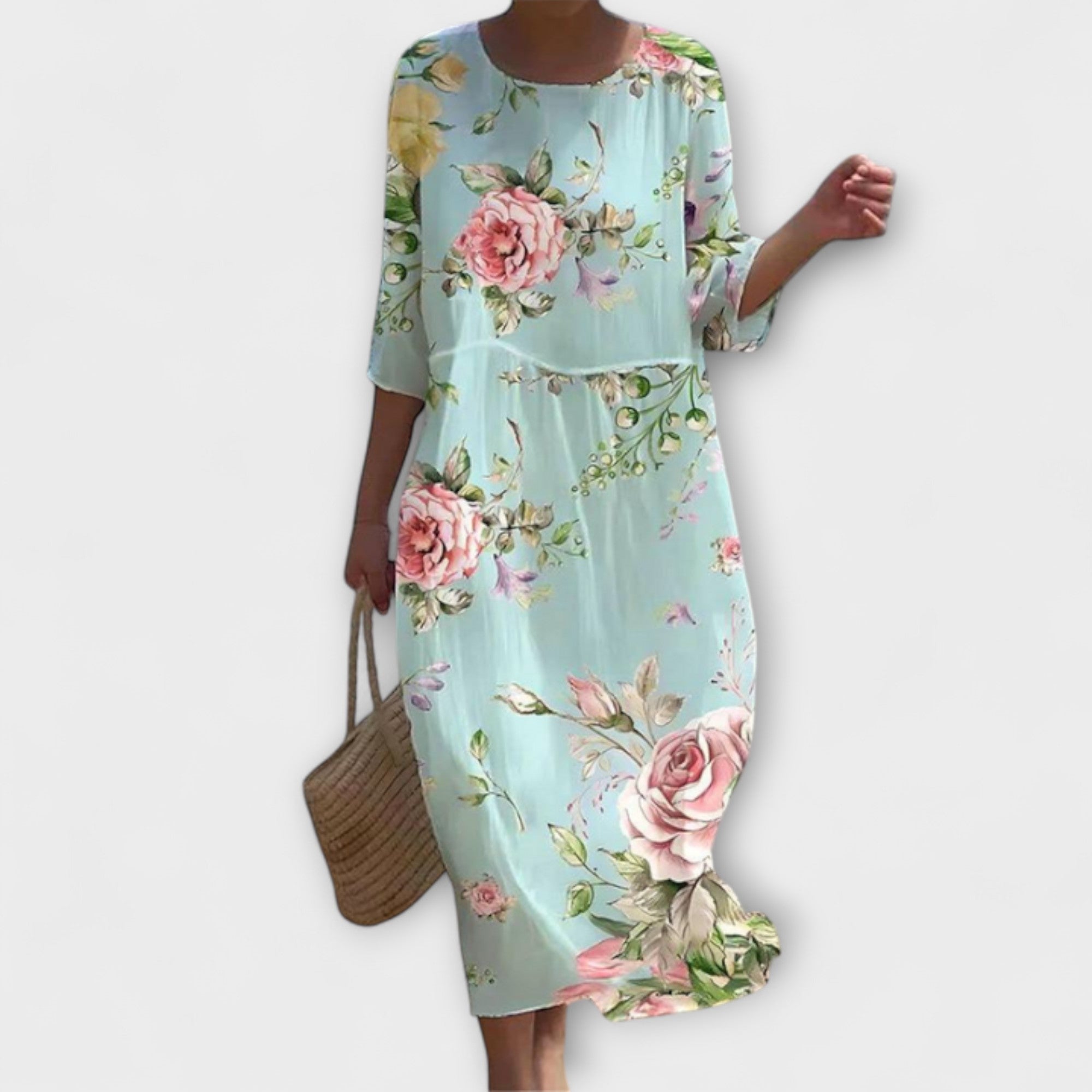 Marie | Elegante Vestido Midi Floral