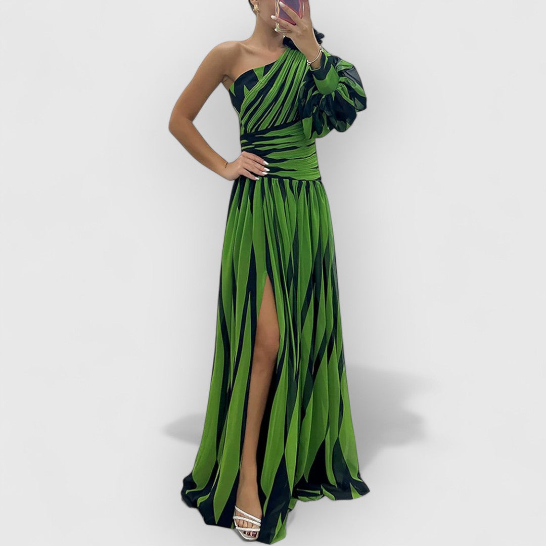 Chloe | Vestido Maxí a Rayas