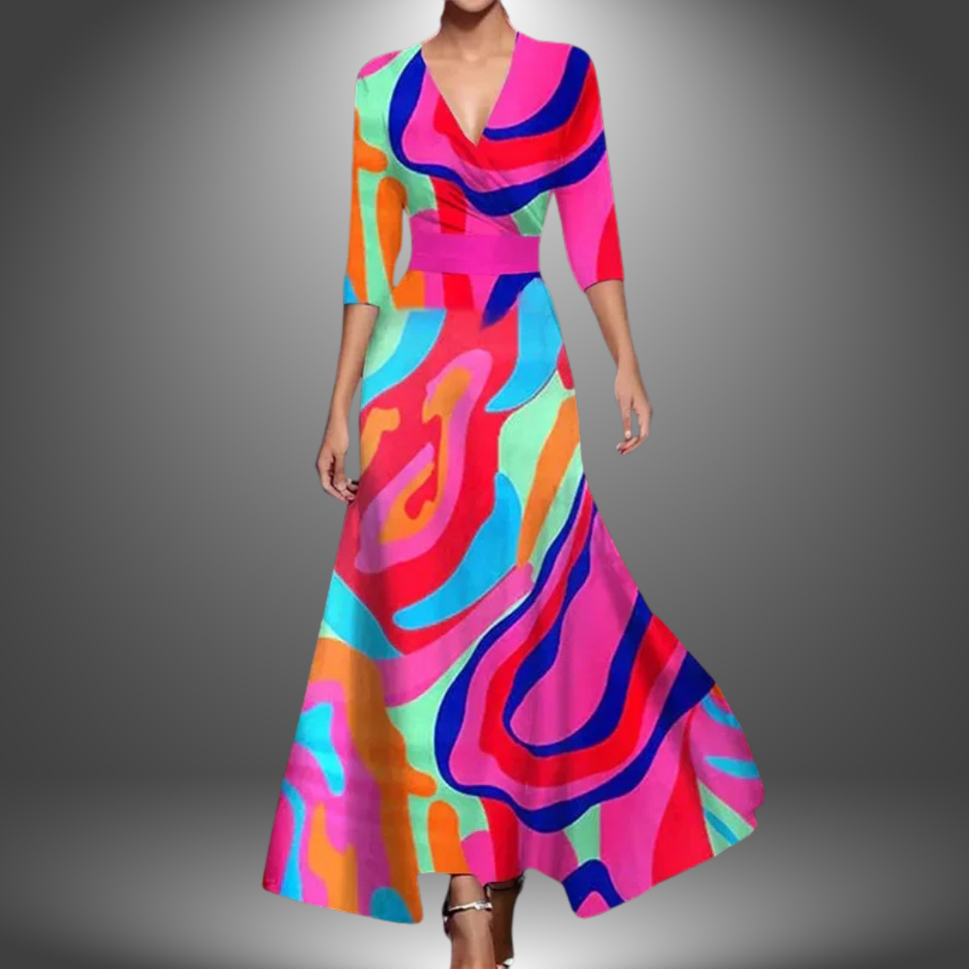Ada | Elegante Vestido Maxi Floral