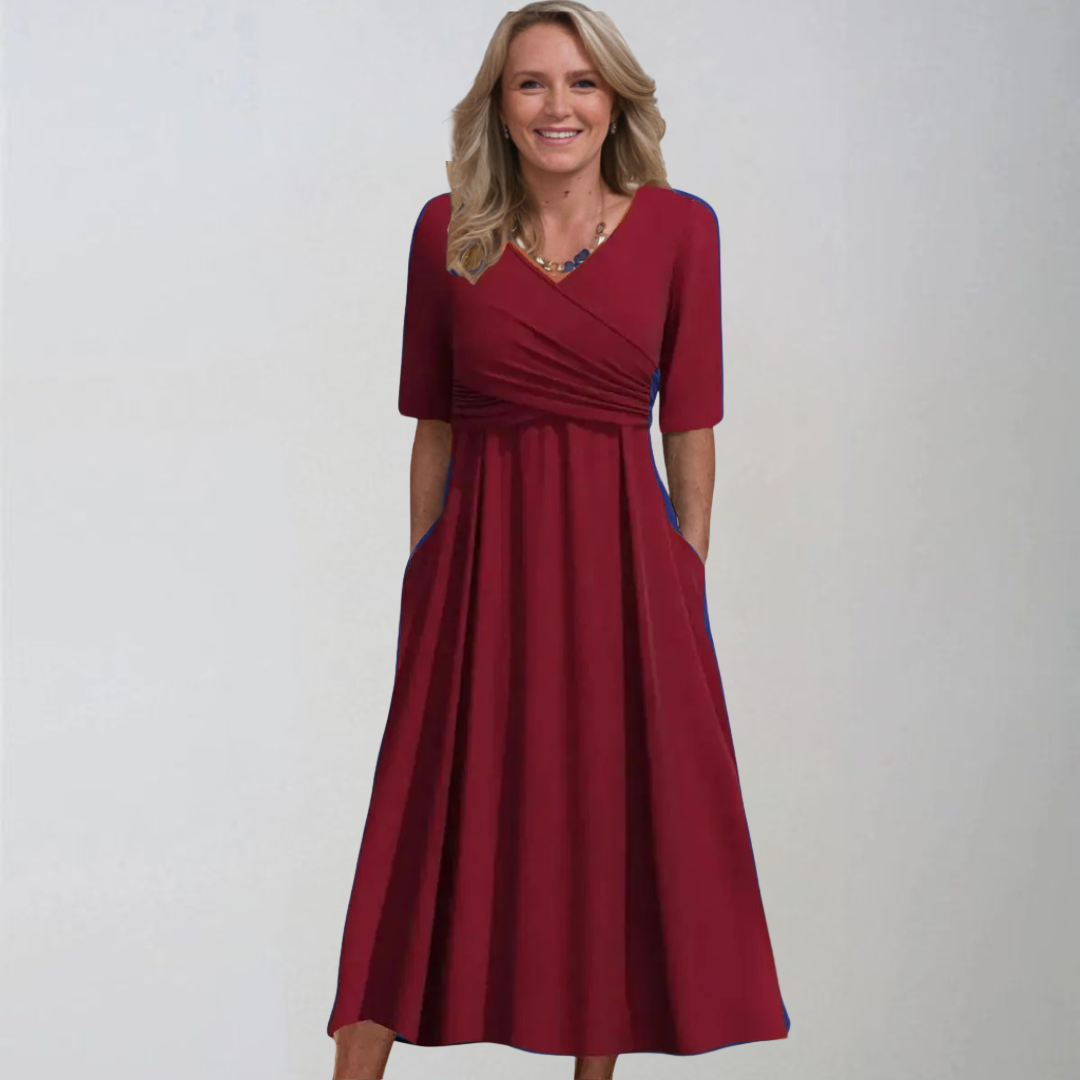 Pietra | Vestido midi Stilingi con bolsillos