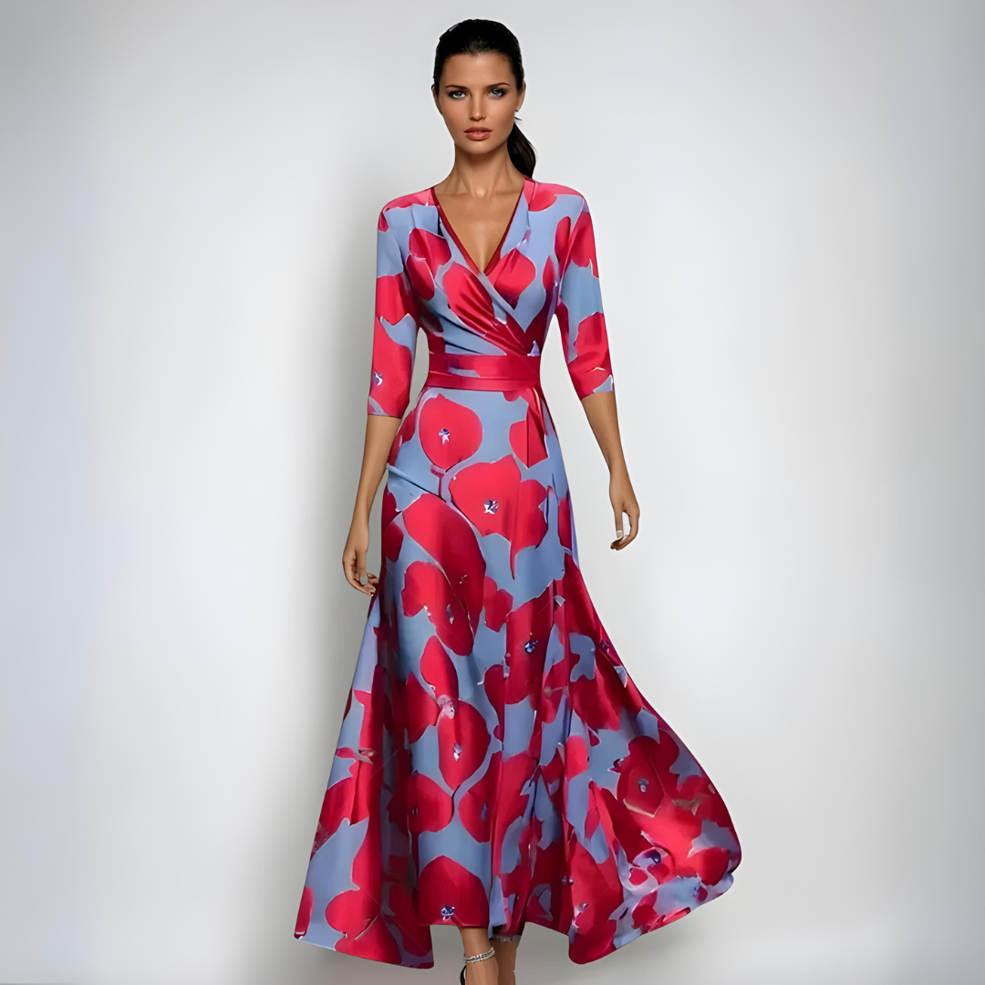 Lusi | Vestidos de Flores Elegantes con Cinta