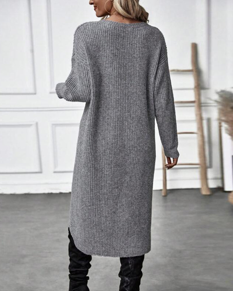 Laluna | Elegant Long Sweater Dress