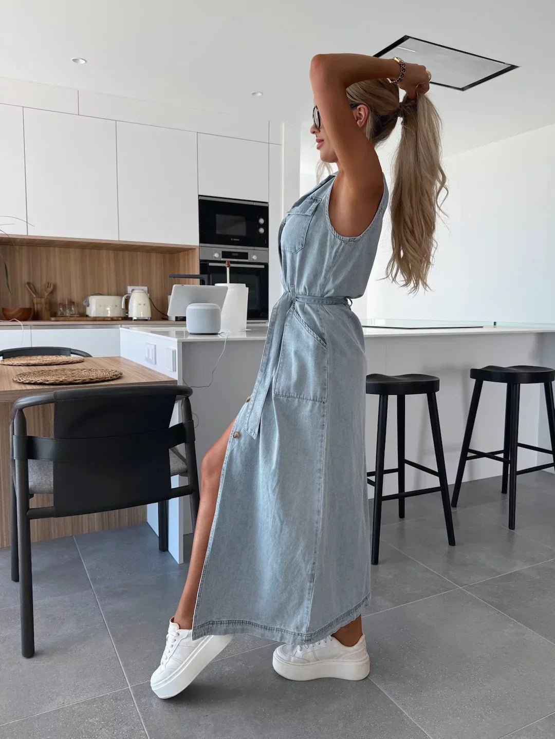 Isabelle | Maxi Vestido de Mezclilla