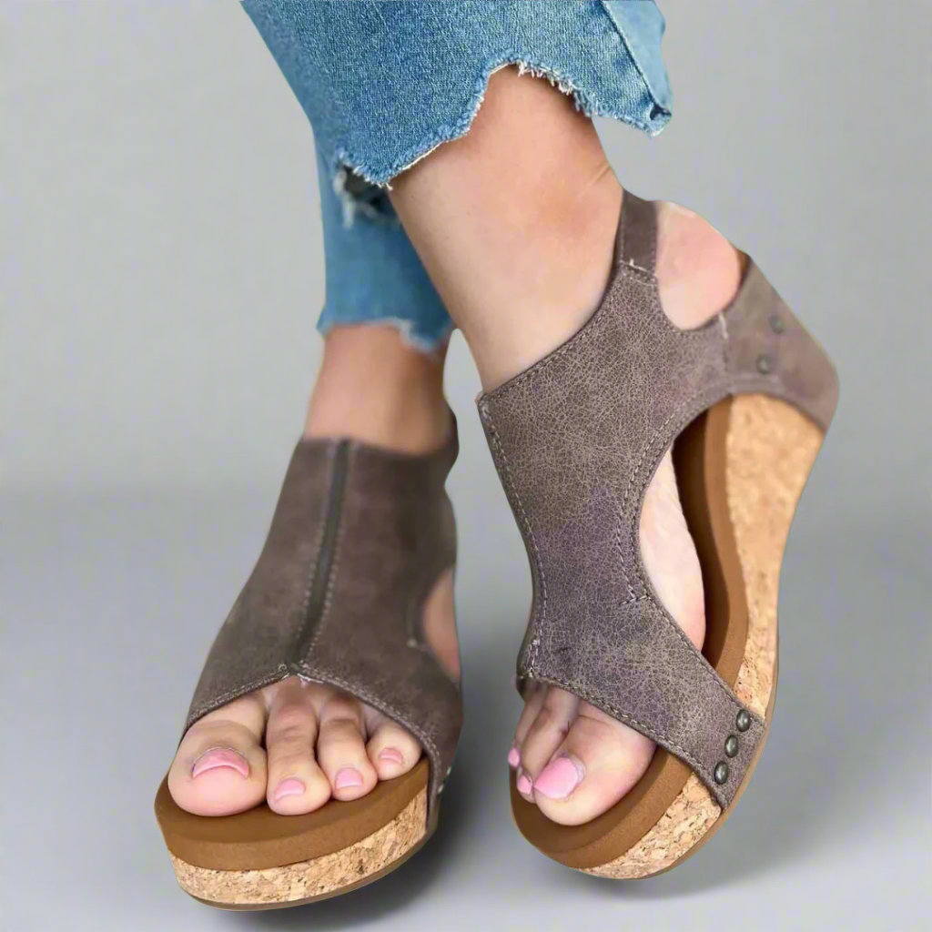 Mechthild | Sandalias ortopédicas de materiales premium