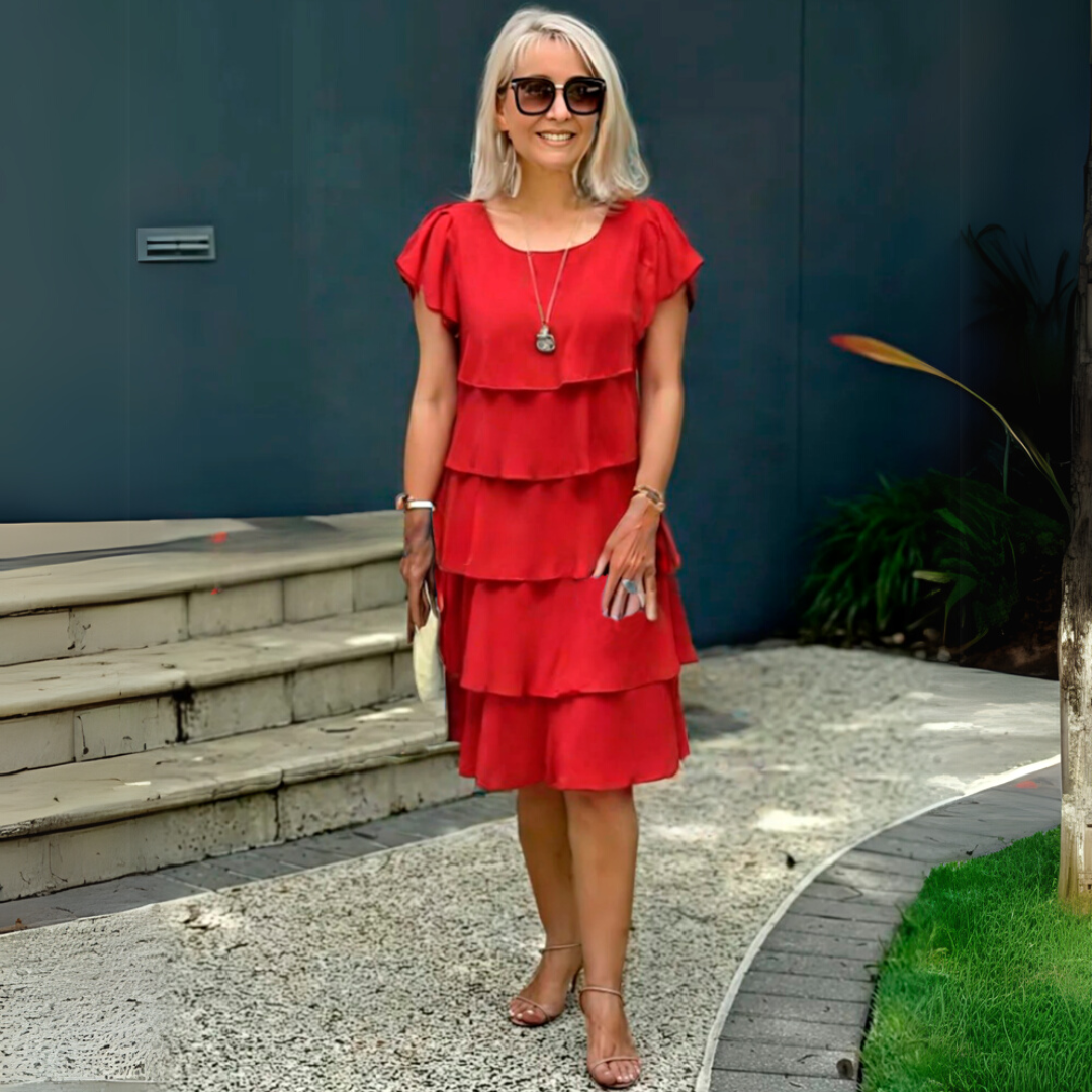 Sofija | Vestido elegante de tela ligera