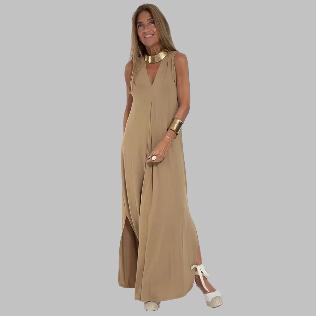 Jana | Elegante vestido maxi + suéter a juego REGALO