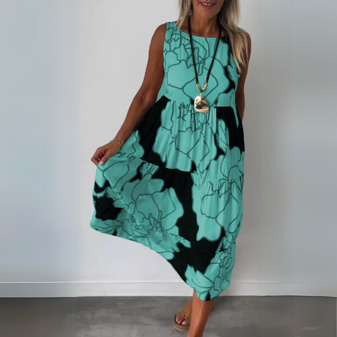 Natalija | Vestidos elegantes con flores y un silueta cómoda