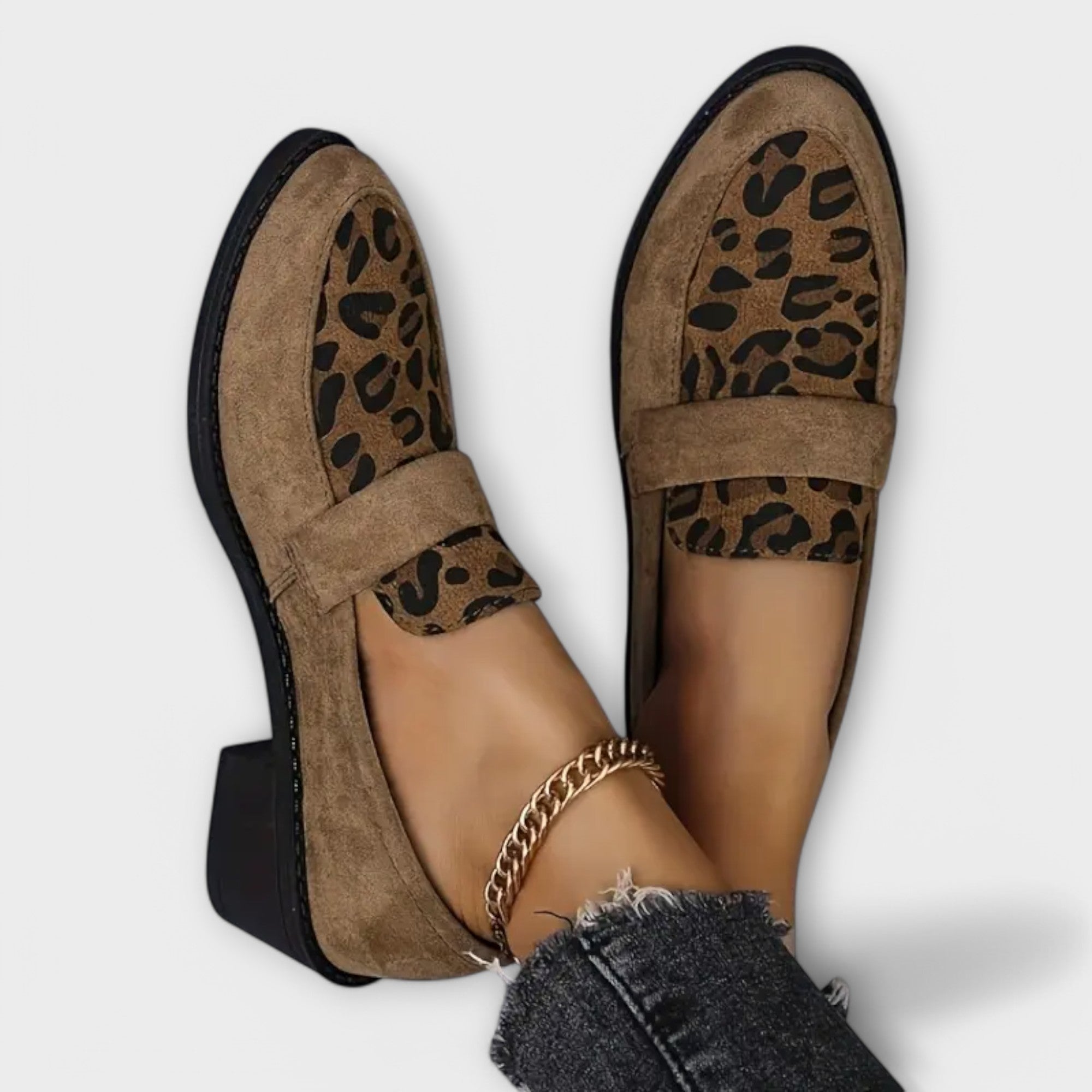 Karla | Zapatos elegantes para mujer con estampado de leopardo