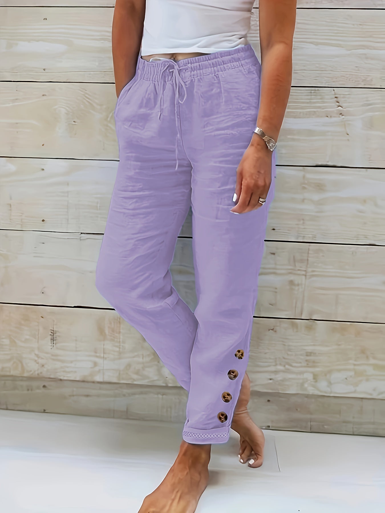 Linnea™ – Pantalones ajustados de algodón
