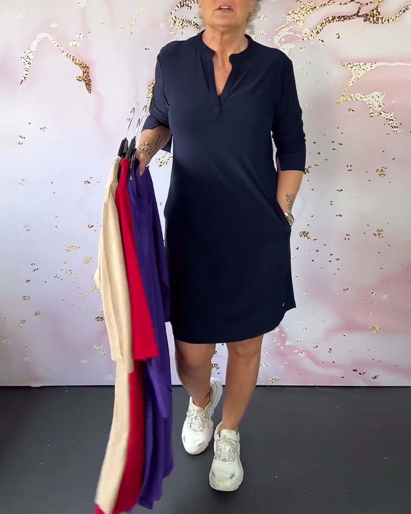 Hanne | Vestido Elegante con Escote en V