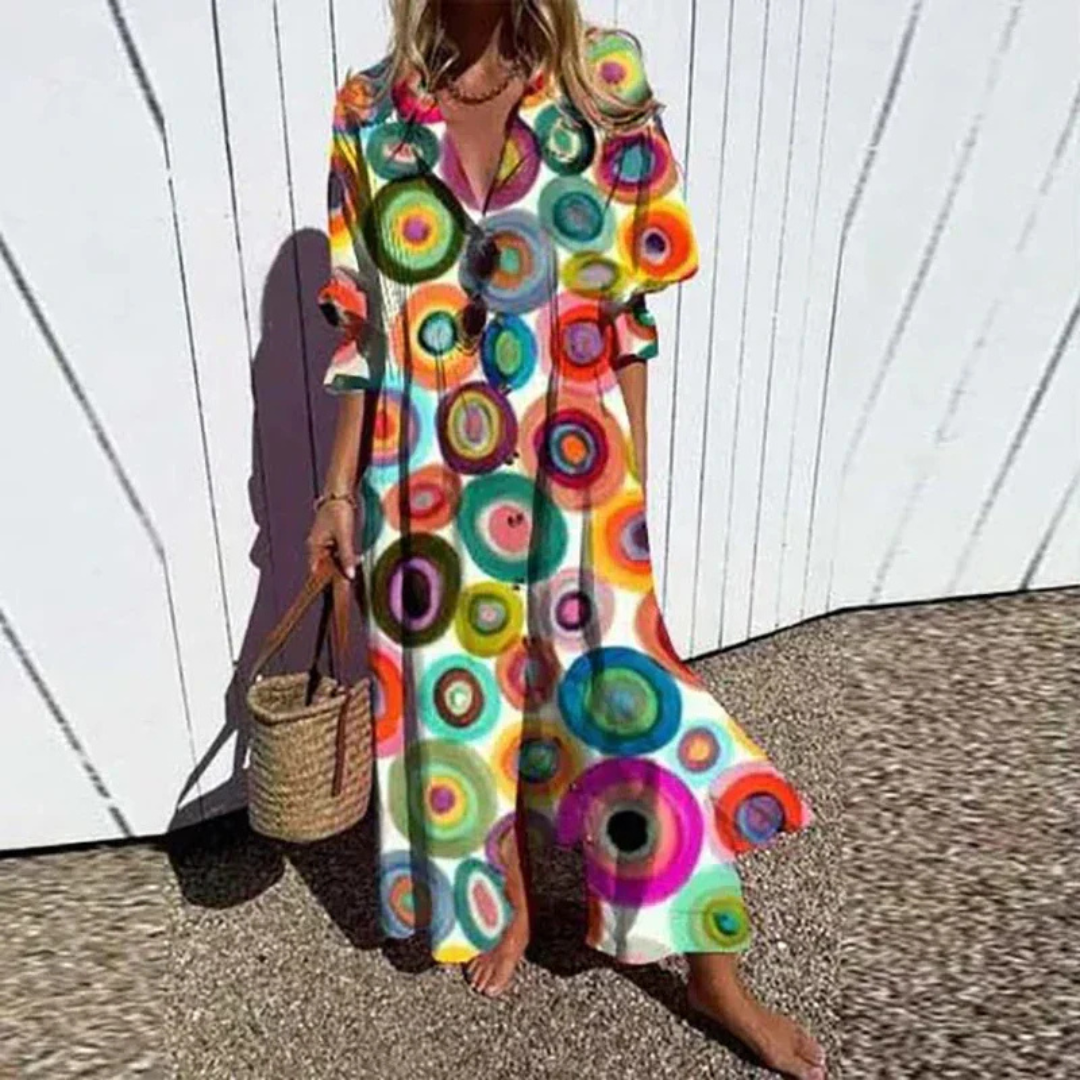 Katerina | Vestido bohemio de silueta suelta