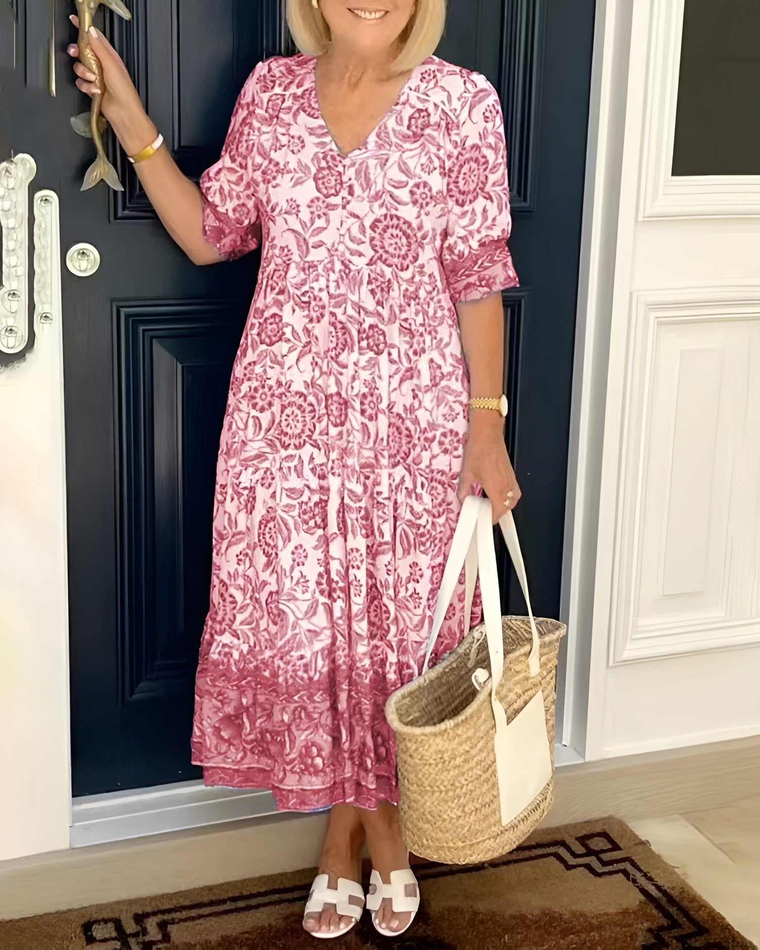 Evelyne | Vestido Elegante con Flores