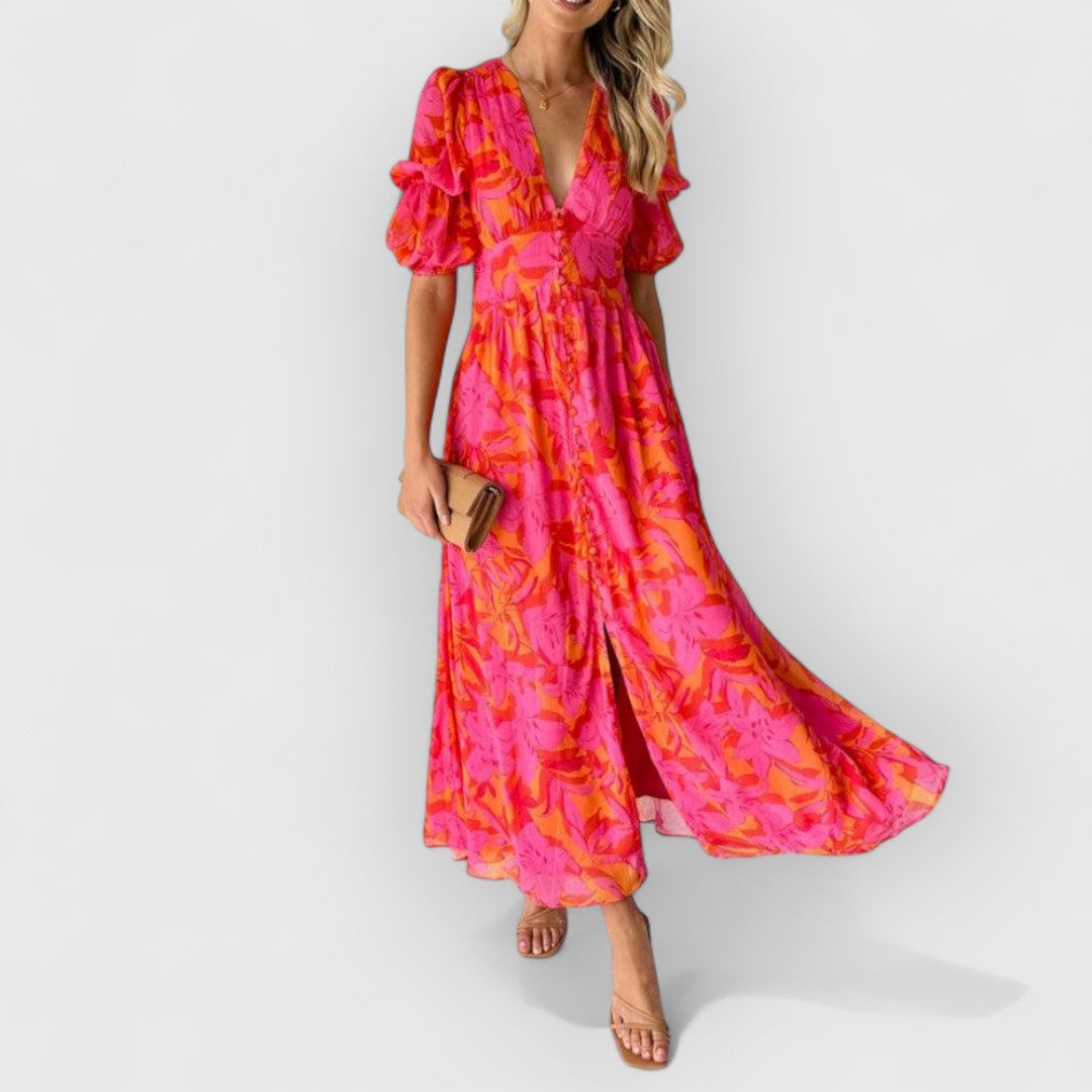Rosa | Vestido Maxi Premium Suave