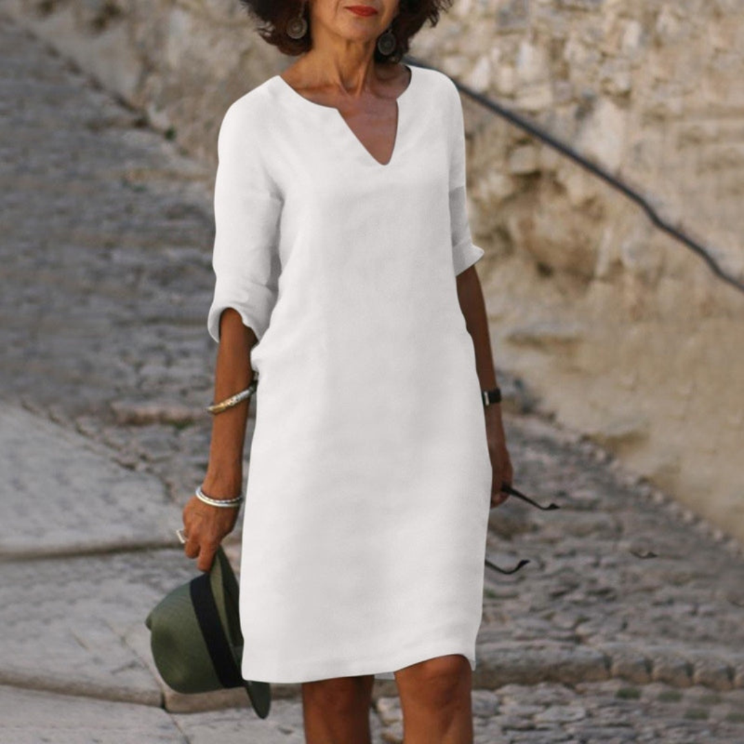 Zora | Vestidos con escote en V elegante