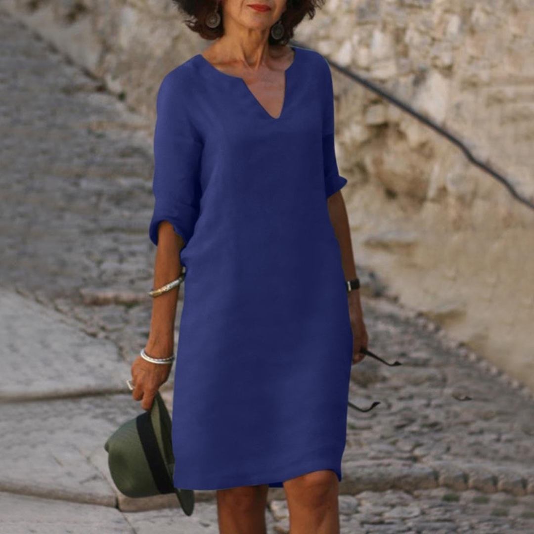 Zora | Vestidos con escote en V elegante