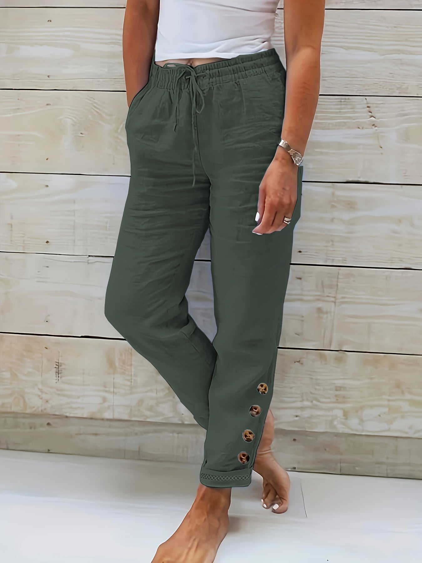Linnea™ – Pantalones ajustados de algodón