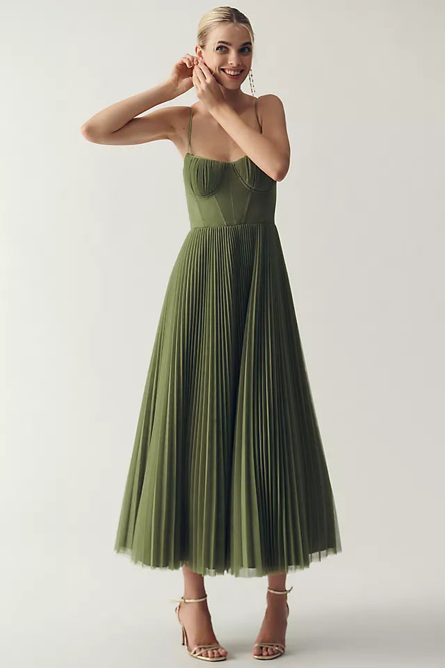 Elowen™ | Vestido Plisado Elegante en Tul