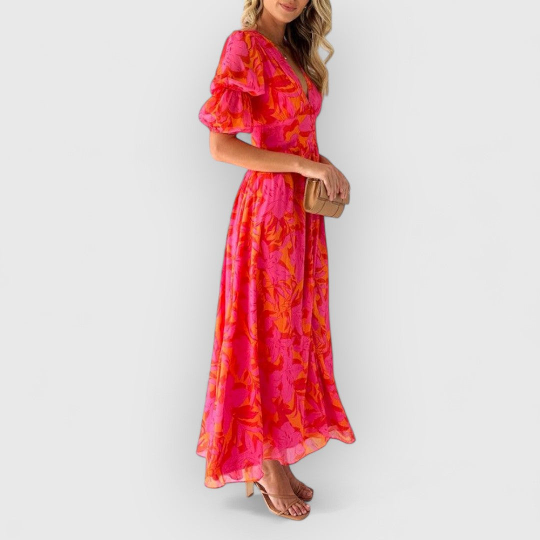 Rosa | Vestido Maxi Premium Suave