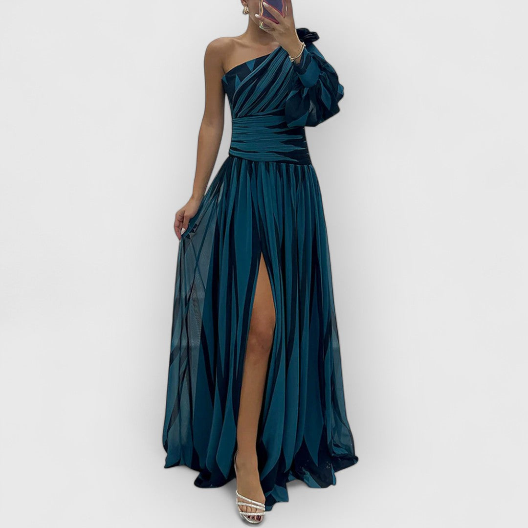 Chloe | Vestido Maxí a Rayas