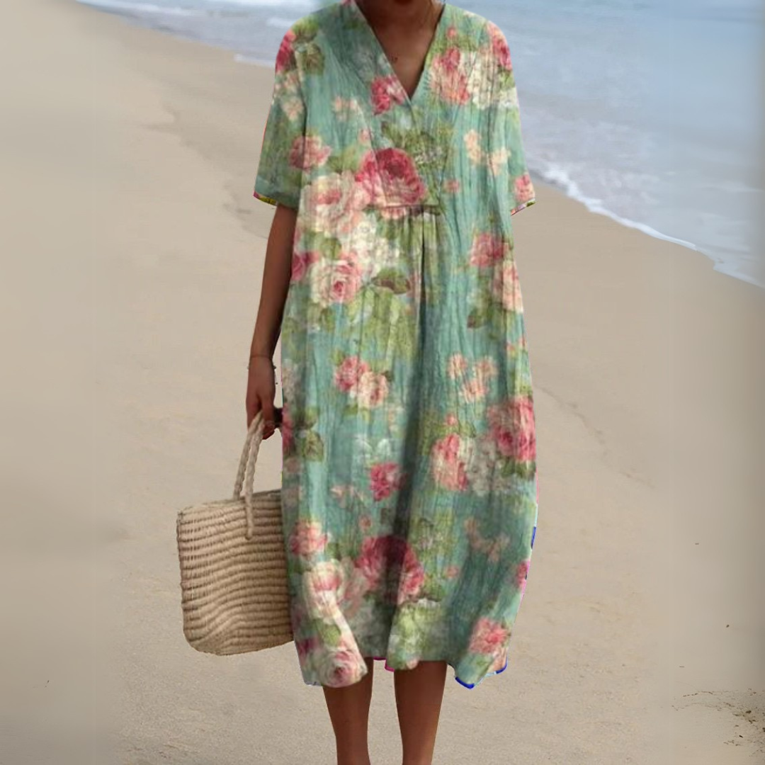 Audrey - Vestido Floral Primaveral