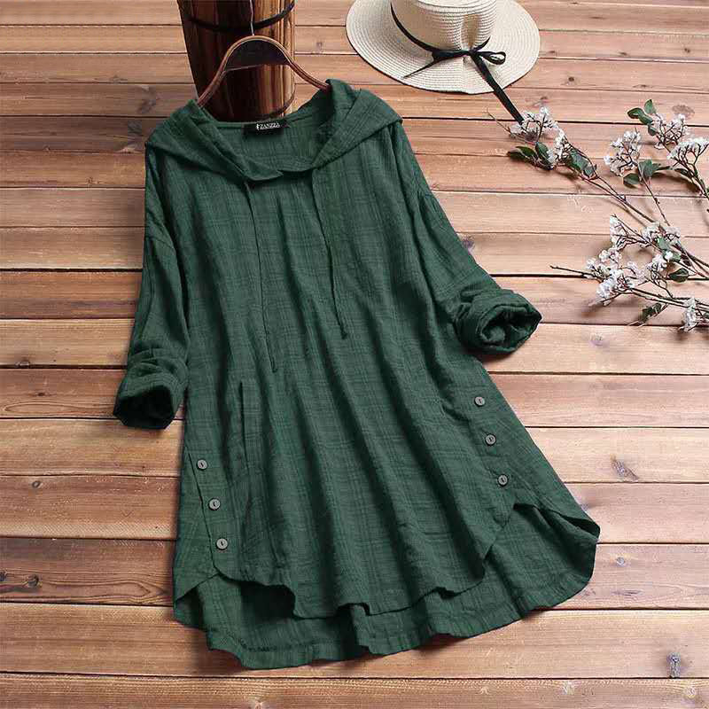 Blusa Antoinette Ternet con Capucha - Estilo Casual Agradable