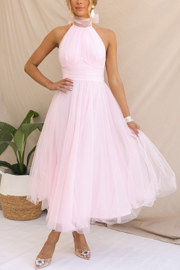 Phoebe - Vestido con falda larga