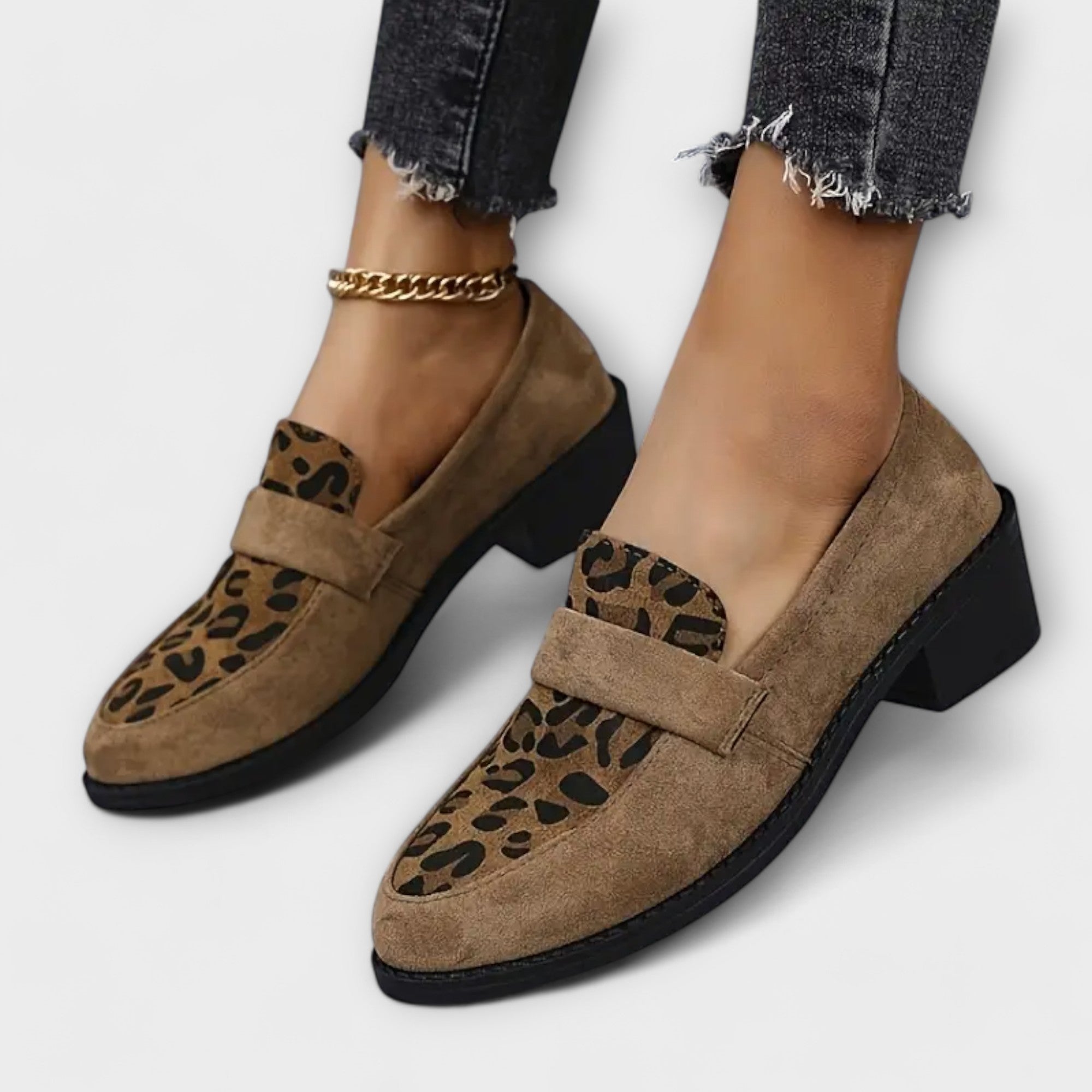 Karla | Zapatos elegantes para mujer con estampado de leopardo