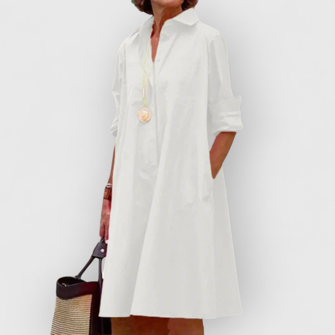 Dilia | Vestido elegante blanco