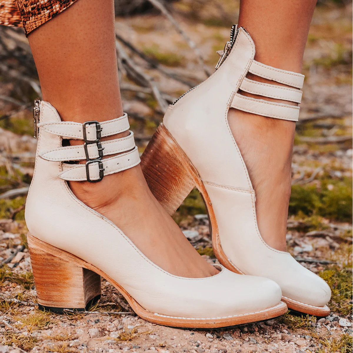 Ginevra™ | Zapatos de tacón con múltiples tiras y tacón grueso