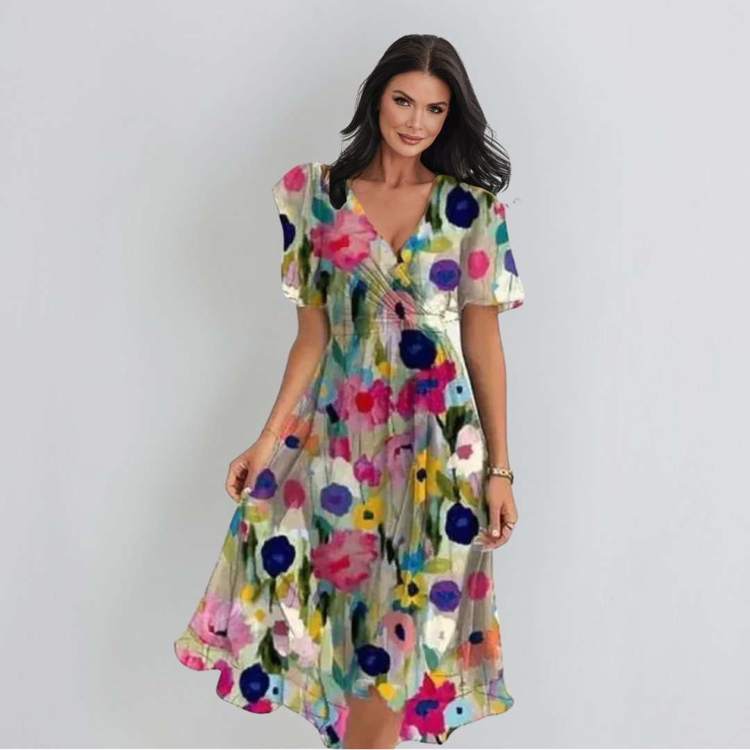 Lenka | Vestido elegante con escote en V