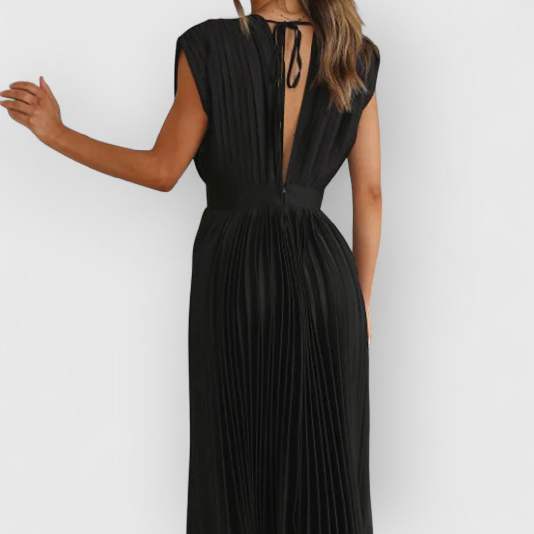Vivica | Vestido Maxí de Terciopelo Lujo