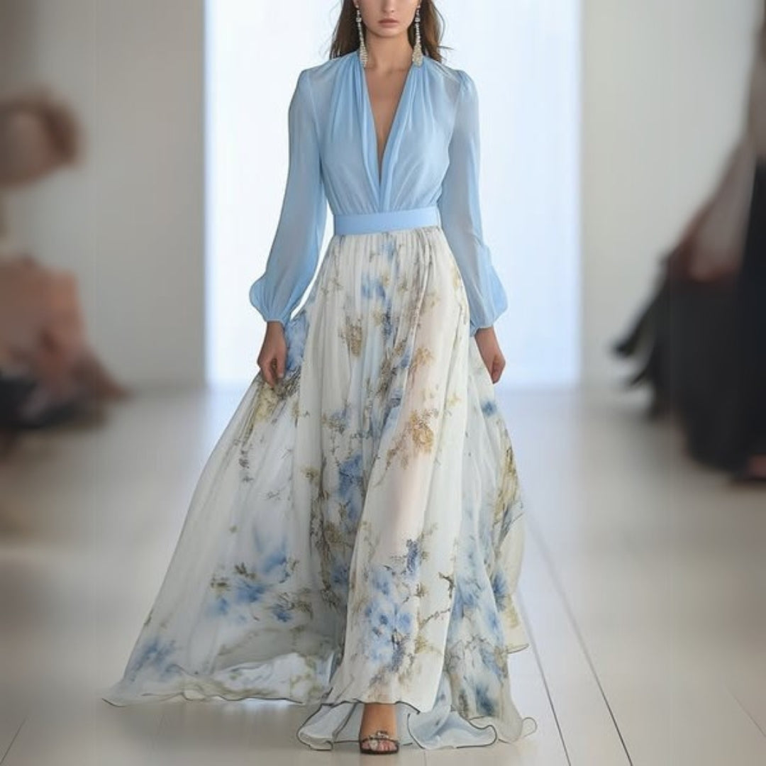 Dolores | Elegante Vestido Maxi Floral