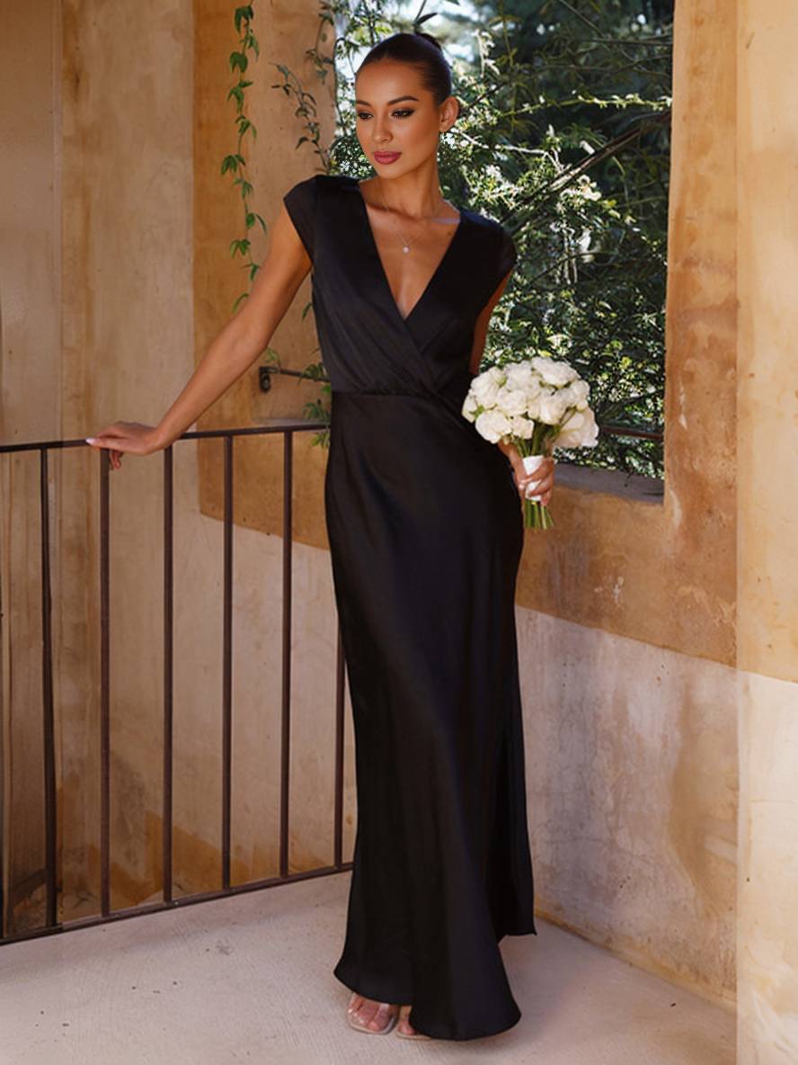 Vestido de Sirena de Satén LORINA