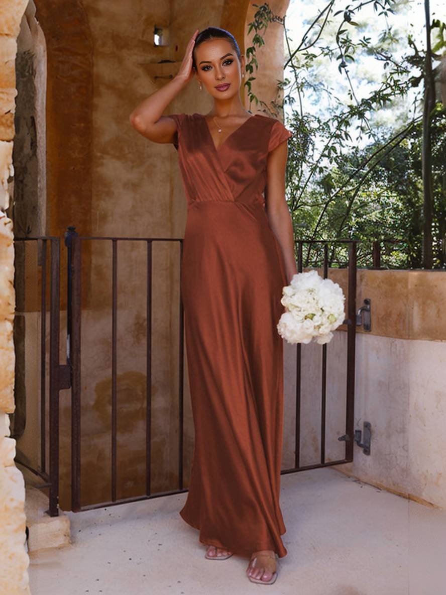Vestido de Sirena de Satén LORINA