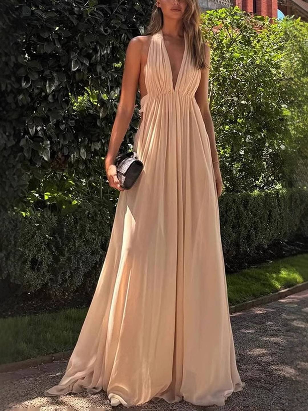 Vestido Maxi Cut-Out Sin Espalda ROSABELLA