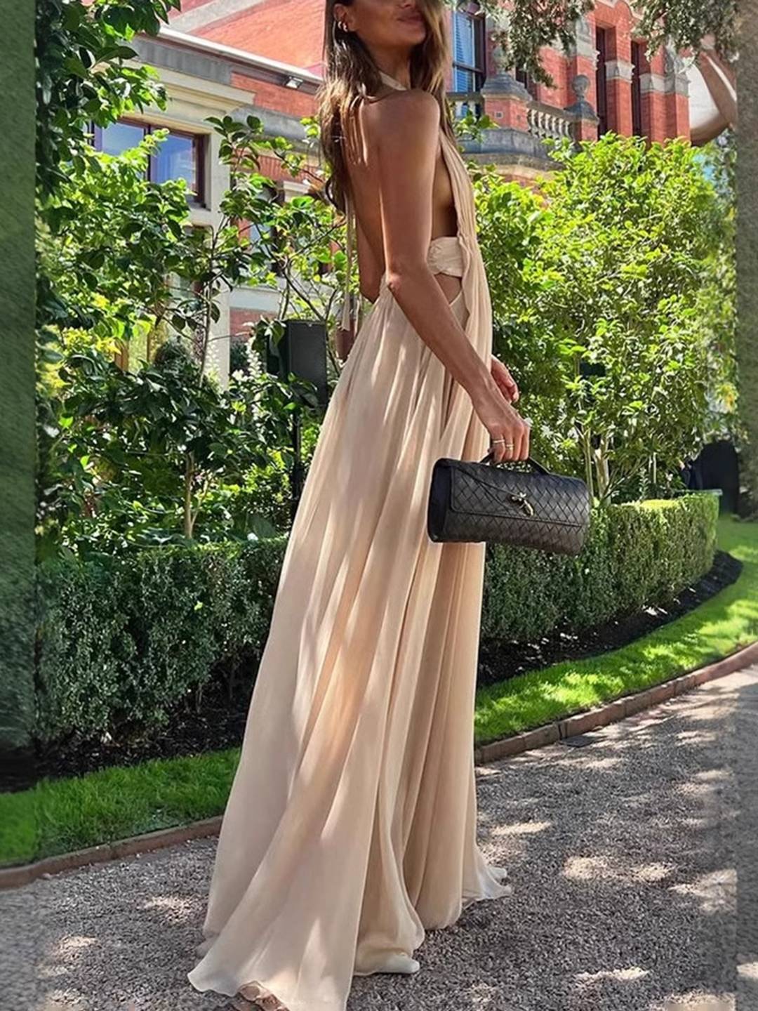 Vestido Maxi Cut-Out Sin Espalda ROSABELLA