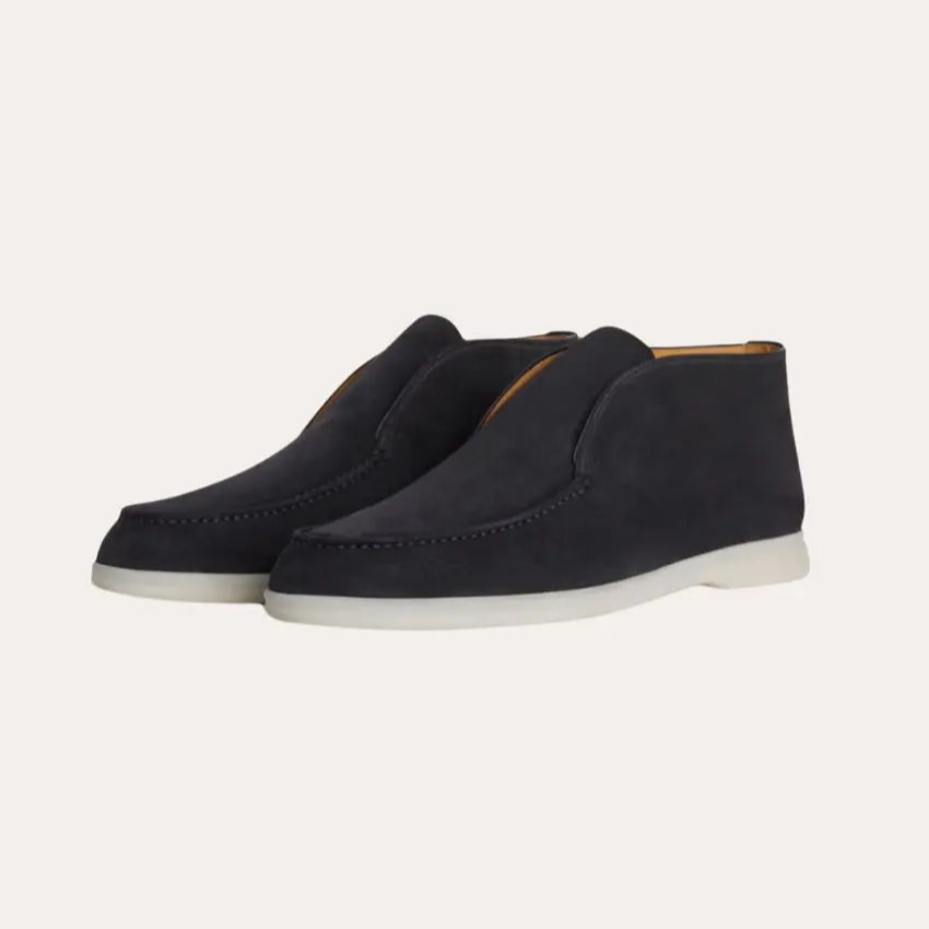 Suède City Loafers – Navy Blauw
