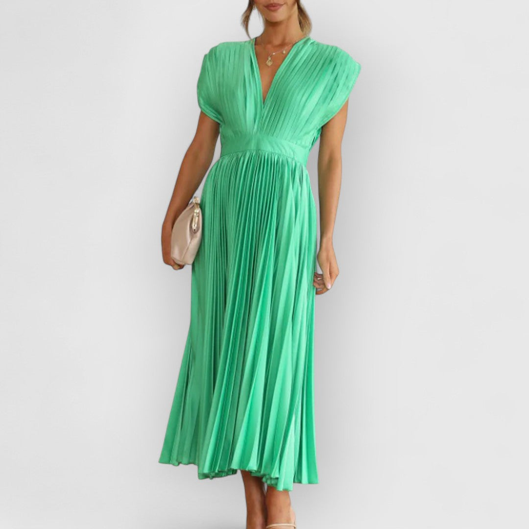 Vivica | Vestido Maxí de Terciopelo Lujo