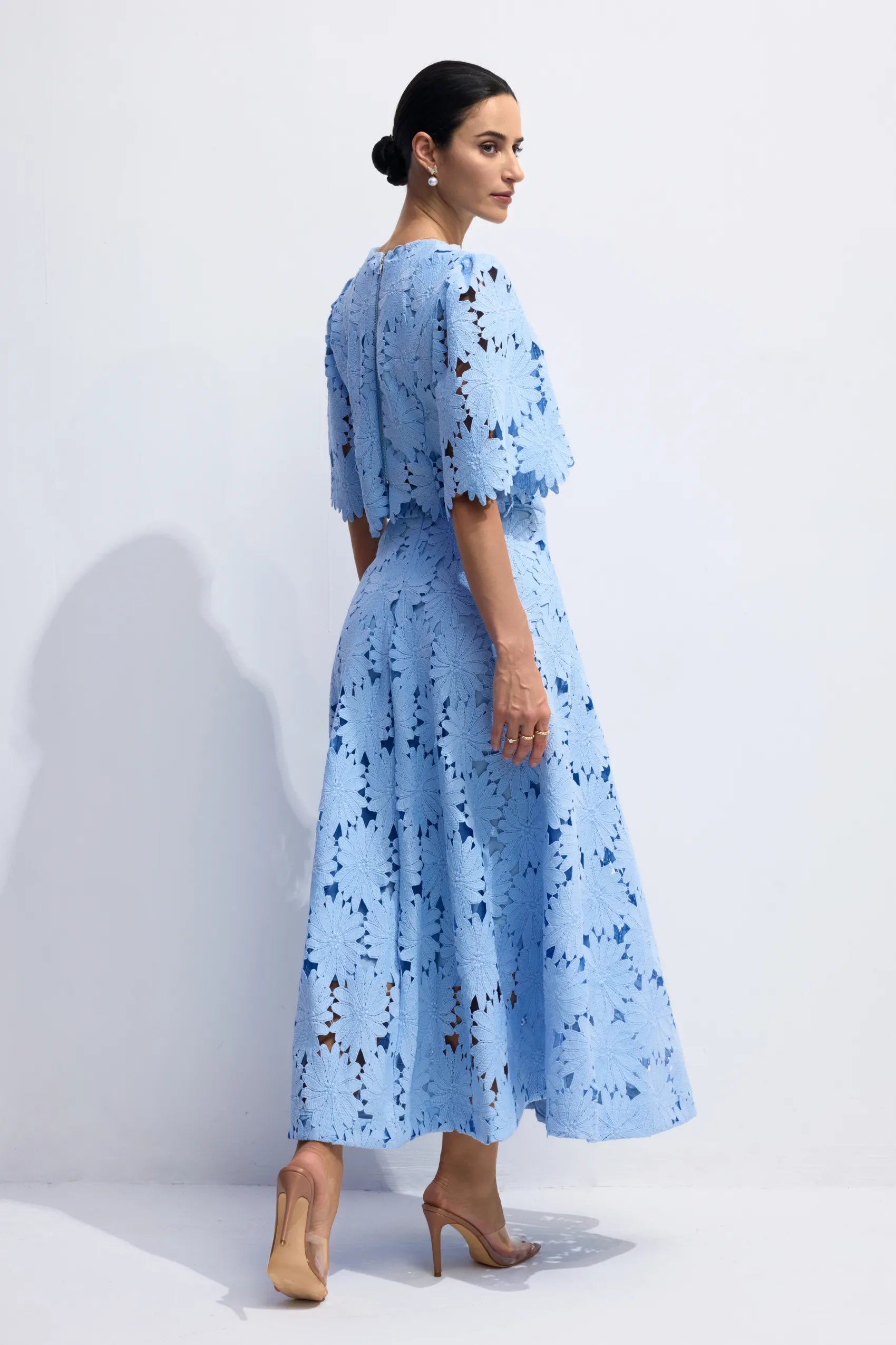 Conjunto de Top de Encaje y Falda Larga LIORAÉ